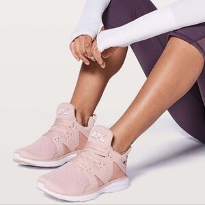APL Lululemon TechLoom Propelium Ascend Athletic Shoe Dusty Rose White Size 7